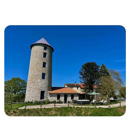 Villa Loue Ancien Moulin A Vent Avec Piscine Et Jacuzzi à Neuvy-Bouin Extérieur photo
